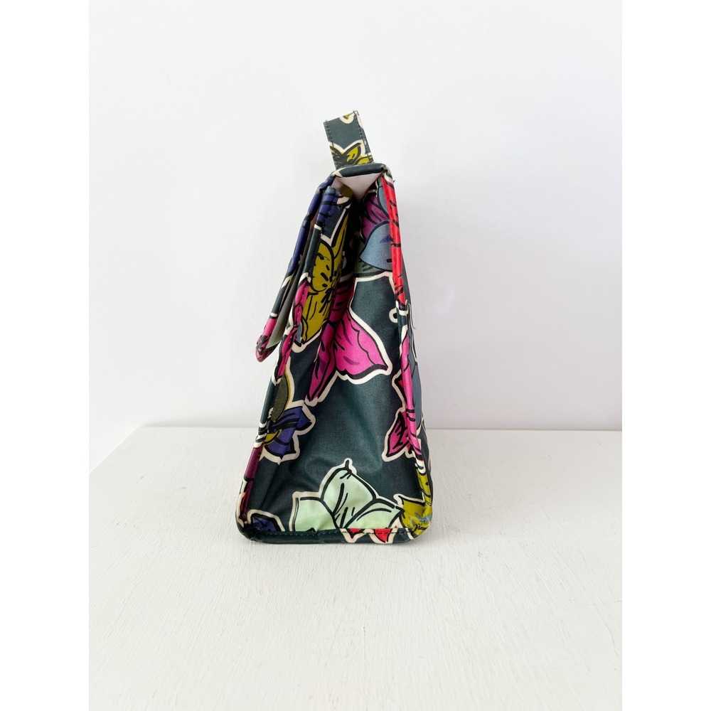 Vera Bradley Lunch Bag Box Floral Falling Flowers Insulated Buckle‎  Multi-Color - Picture 3 of 7